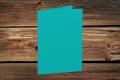 [16400691] Klappkarten 105/210x148 mm (A6) hochdoppelt Ocean gerippt 220 g/qm